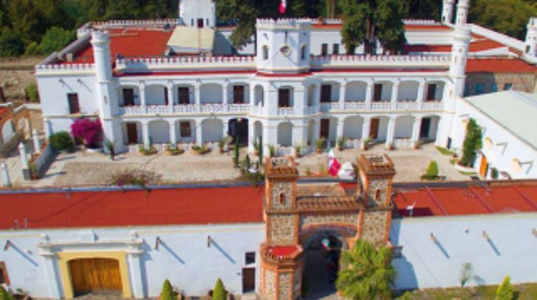 Hotel Mision Grand Ex-Hacienda de Chautl Exterior. Images powered by <a href=https://www.travelweekly.com/Hotels/San-Lucas-el-Grande-Mexico/