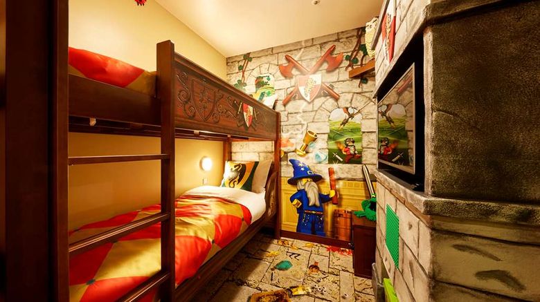 Legoland New York Resort Room. Images powered by <a href=https://www.travelweekly.com/Hotels/Goshen-NY/
