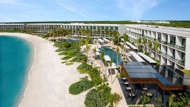 Hilton Tulum All-Inclusive Resort Exterior. Images powered by <a href=https://www.travelweekly-asia.com/Hotels/Tulum-Mexico/