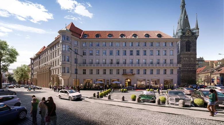 <b>ANdAZ Prague Exterior</b>. Images powered by <a href="https://iceportal.shijigroup.com/" title="IcePortal" target="_blank">IcePortal</a>.