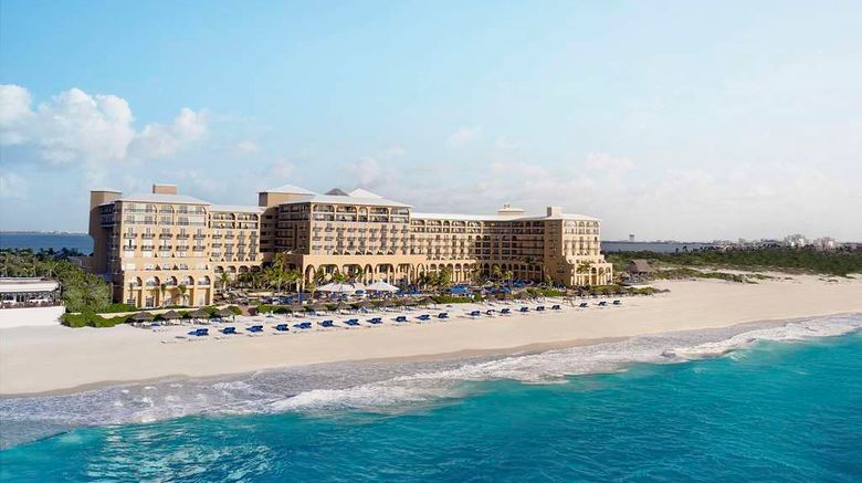 Kempinski Hotel Cancun Exterior. Images powered by <a href=https://www.travelweekly.com/Hotels/Cancun/