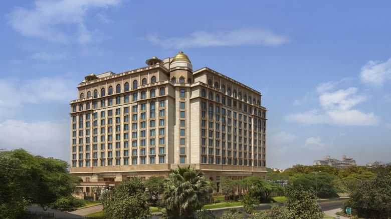 The Leela Palace New Delhi Exterior. Images powered by <a href=https://www.travelweekly.com/Hotels/Delhi/