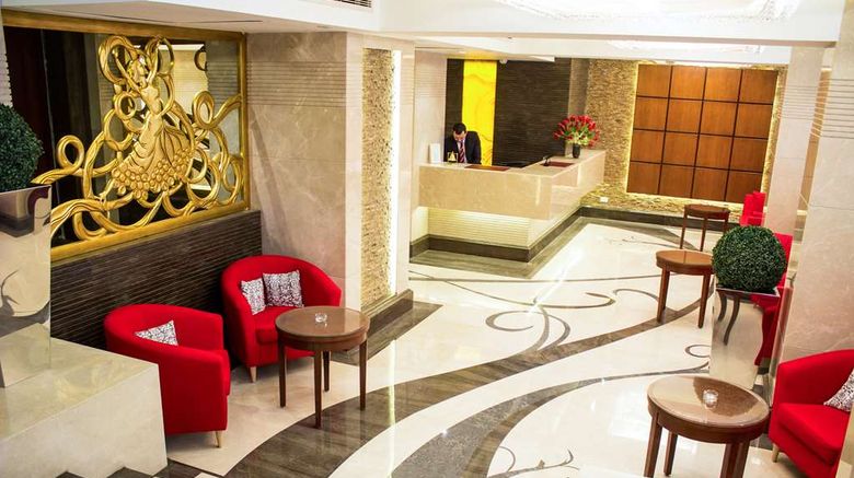 <b>Golden Tulip Hotel Flamenco Cairo Lobby</b>. Images powered by <a href="https://iceportal.shijigroup.com/" title="IcePortal" target="_blank">IcePortal</a>.