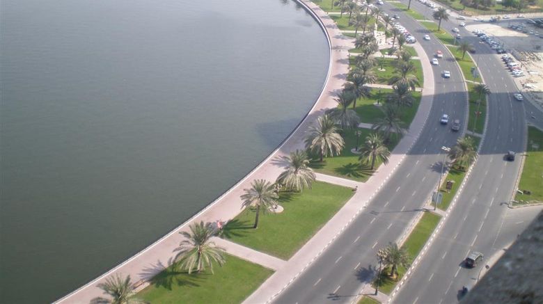 <b>Golden Tulip Sharjah Exterior</b>. Images powered by <a href="https://iceportal.shijigroup.com/" title="IcePortal" target="_blank">IcePortal</a>.