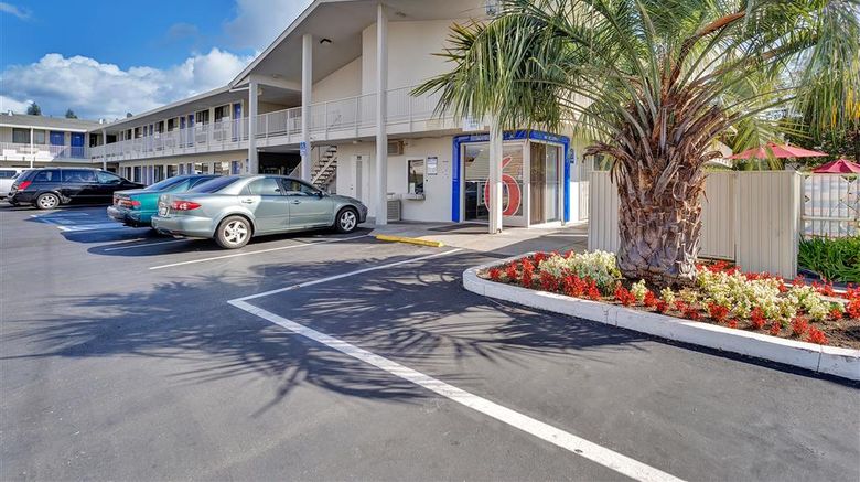 Motel 6 Santa Rosa South Exterior. Images powered by <a href="https://iceportal.shijigroup.com" target="_blank" rel="noopener">Ice Portal</a>.