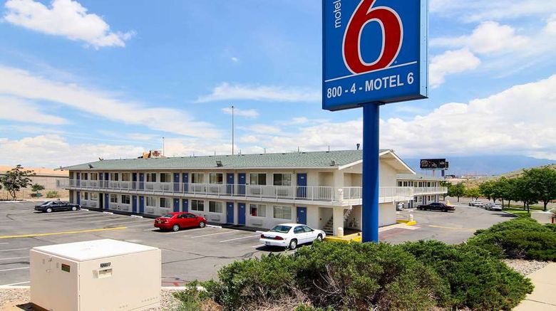 Motel 6 Albuquerque Midtown Exterior. Images powered by <a href="https://iceportal.shijigroup.com" target="_blank" rel="noopener">Ice Portal</a>.