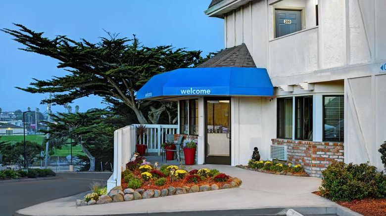 Motel 6 Monterey Marina Exterior. Images powered by <a href="http://web.iceportal.com" target="_blank" rel="noopener">Ice Portal</a>.