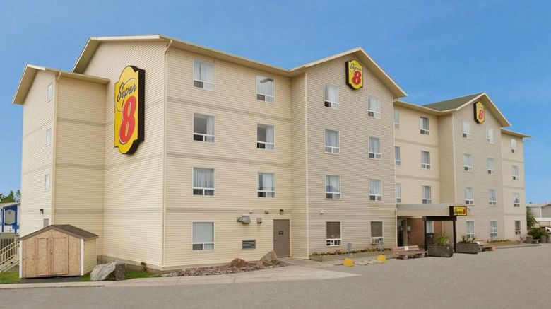 Super 8 Yellowknife Exterior. Images powered by <a href="https://iceportal.shijigroup.com" target="_blank" rel="noopener">Ice Portal</a>.