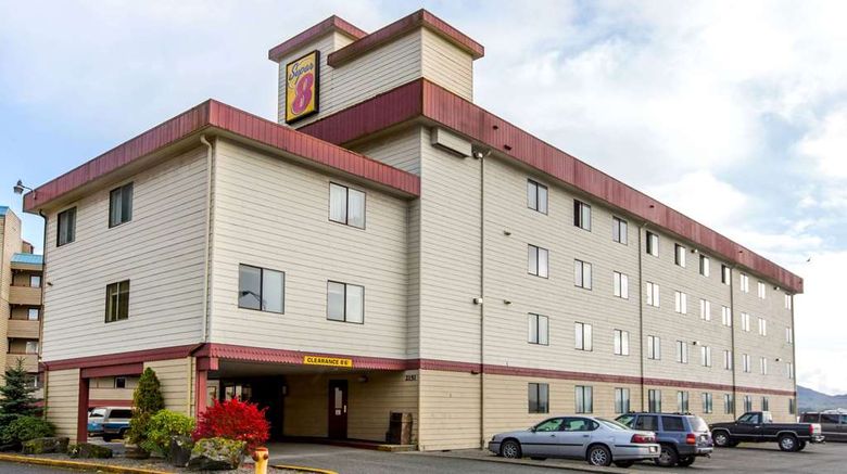 Super 8 Ketchikan Exterior. Images powered by <a href="https://iceportal.shijigroup.com" target="_blank" rel="noopener">Ice Portal</a>.