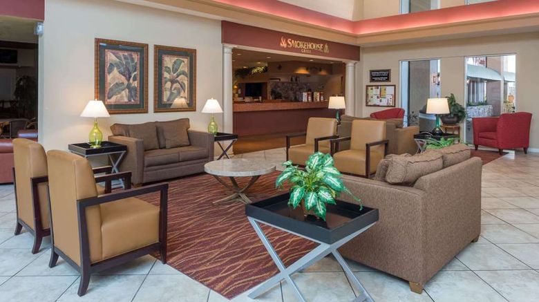 <b>Ramada by Wyndham Kissimmee Gateway Lobby</b>. Images powered by <a href="https://iceportal.shijigroup.com/" title="IcePortal" target="_blank">IcePortal</a>.