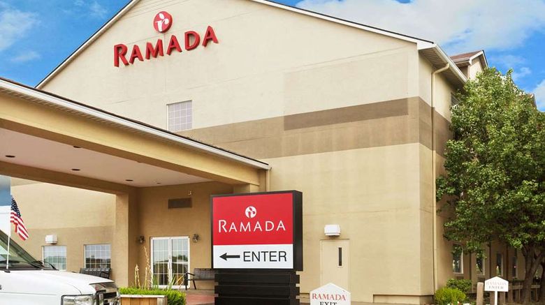 Ramada Louisville Expo Center Exterior. Images powered by <a href="https://iceportal.shijigroup.com" target="_blank" rel="noopener">Ice Portal</a>.