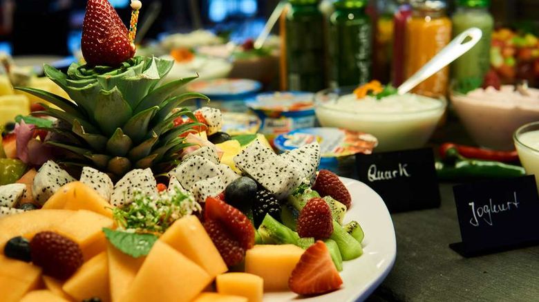<b>TOP EMBRACE HotelSportforum Restaurant</b>. Images powered by <a href=https://www.travelagewest.com/Hotels/Rostock-Germany/