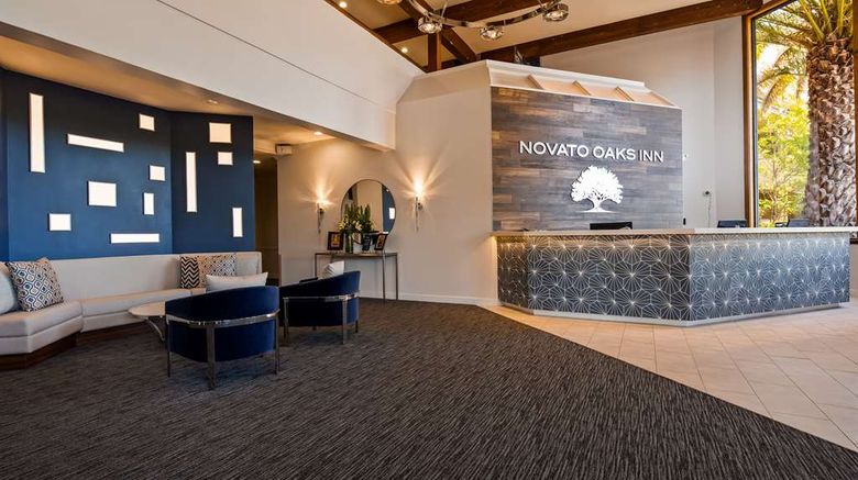 <b>Best Western Plus Novato Oaks Inn Lobby</b>. Images powered by <a href="https://iceportal.shijigroup.com/" title="IcePortal" target="_blank">IcePortal</a>.