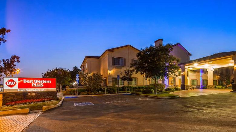 Best Western Plus Route 66 Glendora Inn Exterior. Images powered by <a href="https://iceportal.shijigroup.com" target="_blank" rel="noopener">Ice Portal</a>.