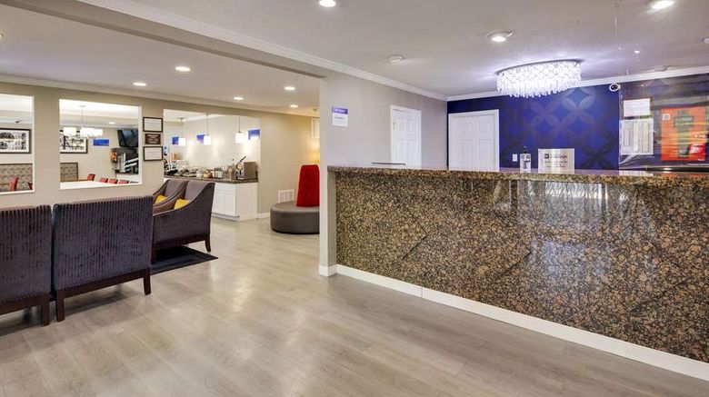 <b>Best Western Clermont Lobby</b>. Images powered by <a href="https://iceportal.shijigroup.com/" title="IcePortal" target="_blank">IcePortal</a>.