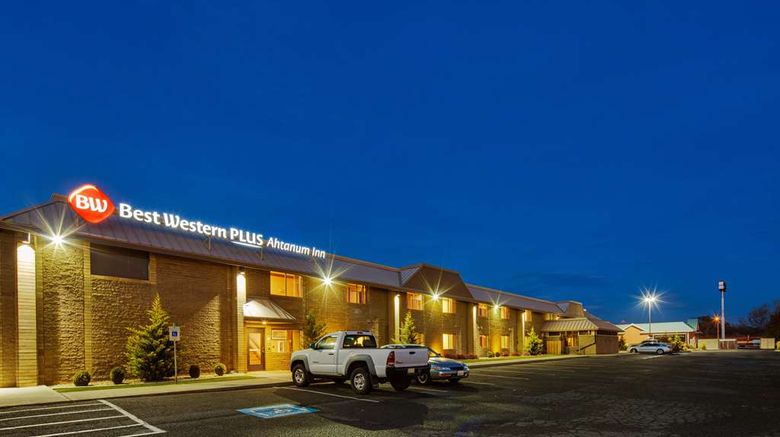 Best Western Plus Ahtanum Inn Exterior. Images powered by <a href="https://iceportal.shijigroup.com" target="_blank" rel="noopener">Ice Portal</a>.
