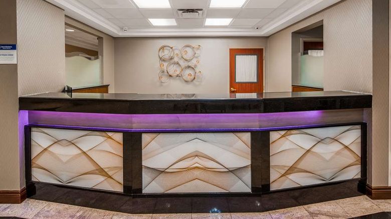 <b>Best Western Plus Travel Hotel Toronto Lobby</b>. Images powered by <a href="https://iceportal.shijigroup.com/" title="IcePortal" target="_blank">IcePortal</a>.