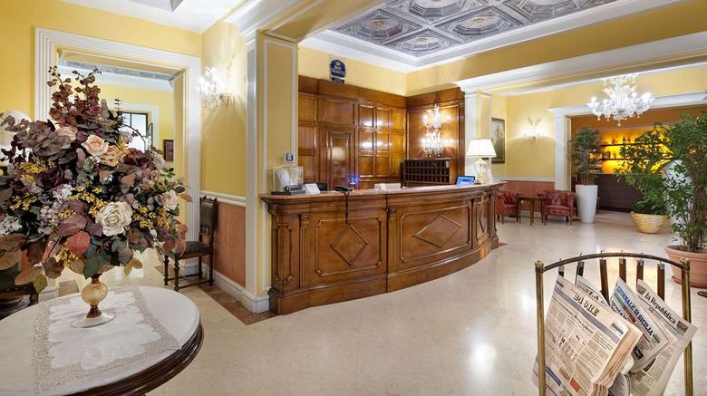 <b>Best Western Ai Cavalieri Hotel Lobby</b>. Images powered by <a href="https://iceportal.shijigroup.com/" title="IcePortal" target="_blank">IcePortal</a>.