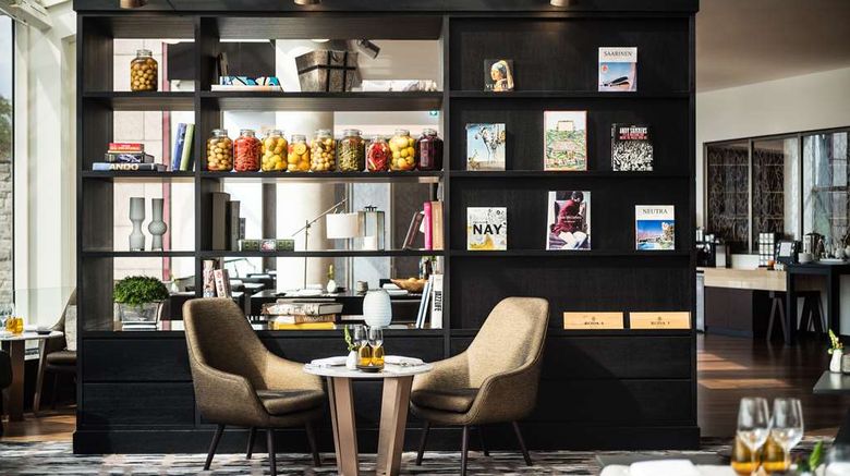 <b>Hyatt Regency Cologne Restaurant</b>. Images powered by <a href=https://www.travelagewest.com/Hotels/Cologne-Germany/