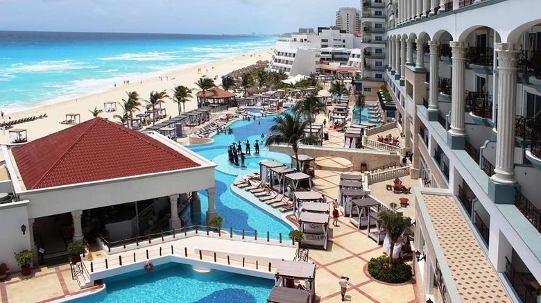 Hyatt Zilara Cancun Exterior. Images powered by <a href=https://www.travelweekly.com/Hotels/Cancun/