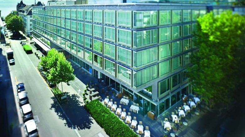 <b>Park Hyatt Zurich Exterior</b>. Images powered by <a href="https://iceportal.shijigroup.com/" title="IcePortal" target="_blank">IcePortal</a>.