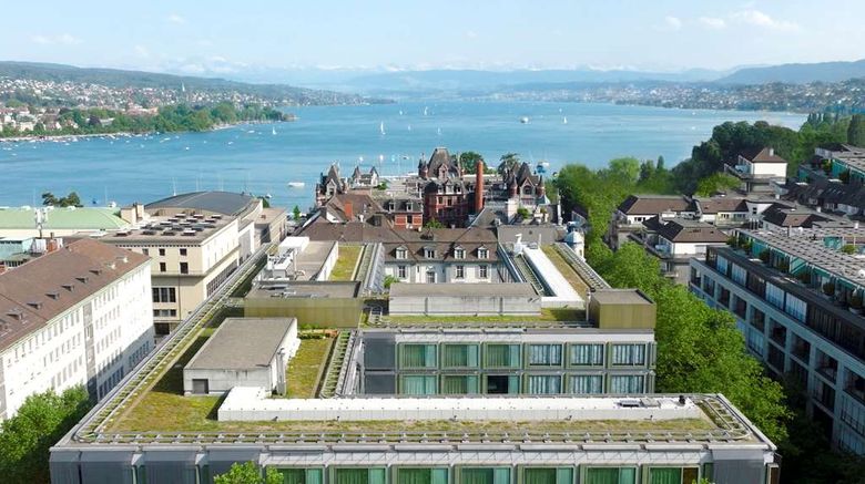 <b>Park Hyatt Zurich Exterior</b>. Images powered by <a href="https://iceportal.shijigroup.com/" title="IcePortal" target="_blank">IcePortal</a>.