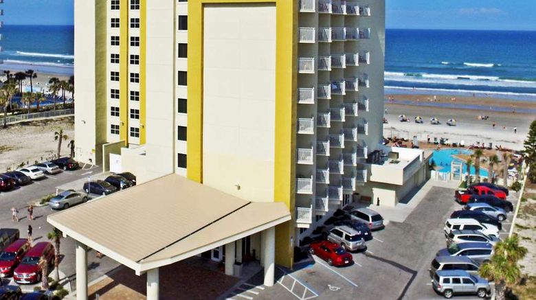 Hyatt Place Daytona Beach Ocean Front Exterior. Images powered by <a href="https://iceportal.shijigroup.com" target="_blank" rel="noopener">Ice Portal</a>.