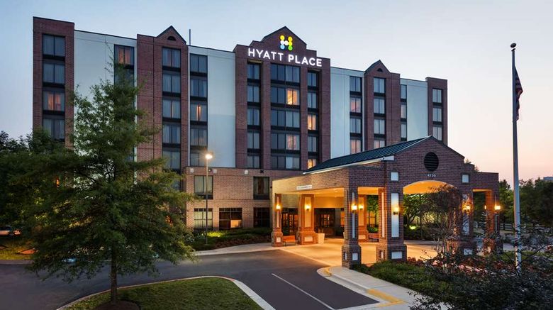 Hyatt Place Raleigh-Durham Airport Exterior. Images powered by <a href="https://iceportal.shijigroup.com" target="_blank" rel="noopener">Ice Portal</a>.