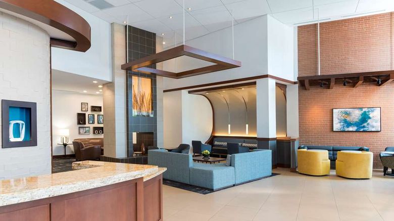 <b>Hyatt Place Sarasota Bradenton Airport Lobby</b>. Images powered by <a href="https://iceportal.shijigroup.com/" title="IcePortal" target="_blank">IcePortal</a>.