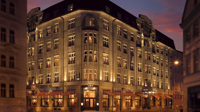 <b>Art Deco Imperial Hotel Exterior</b>. Images powered by <a href="https://iceportal.shijigroup.com/" title="IcePortal" target="_blank">IcePortal</a>.
