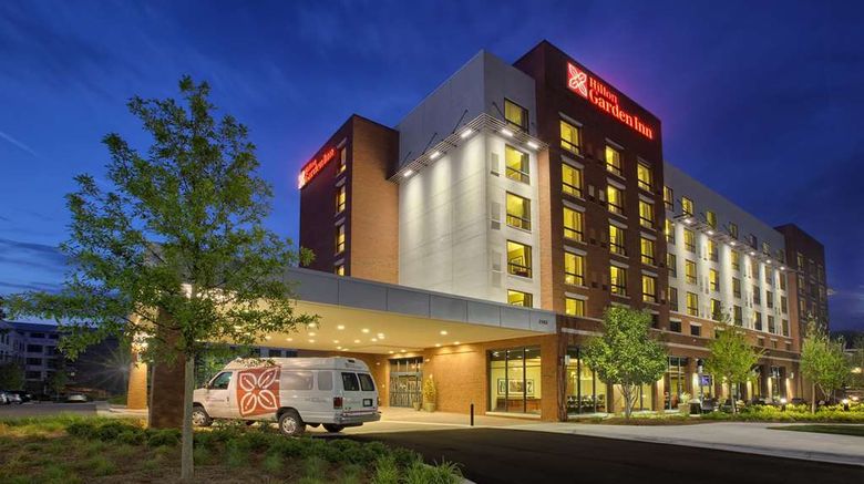 Hilton Garden Inn Durham/Univ Medical Ct Exterior. Images powered by <a href="https://iceportal.shijigroup.com" target="_blank" rel="noopener">Ice Portal</a>.