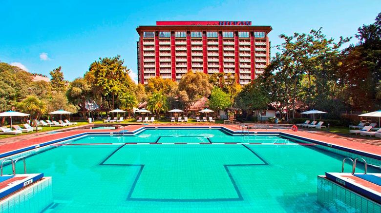 <b>Hilton Addis Ababa Exterior</b>. Images powered by <a href="https://iceportal.shijigroup.com/" title="IcePortal" target="_blank">IcePortal</a>.