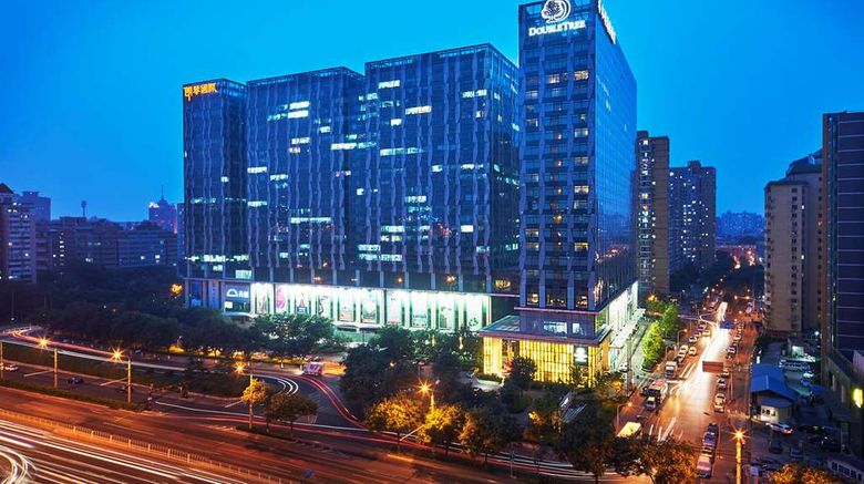 DoubleTree Beijing Exterior. Images powered by <a href="https://iceportal.shijigroup.com" target="_blank" rel="noopener">Ice Portal</a>.