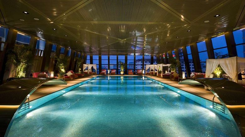 <b>Hilton Beijing Wangfujing Pool</b>. Images powered by <a href=https://www.travelagewest.com/Hotels/Beijing/