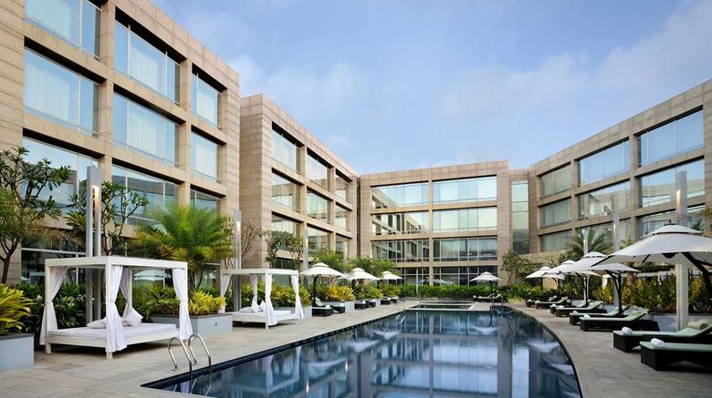 <b>Hilton Bangalore Embassy GolfLinks Pool</b>. Images powered by <a href="https://iceportal.shijigroup.com/" title="IcePortal" target="_blank">IcePortal</a>.