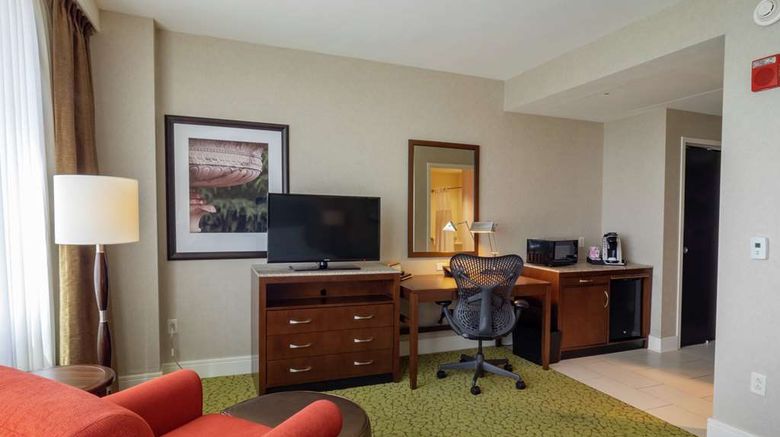<b>Hilton Garden Inn Buffalo Downtown Room</b>. Images powered by <a href="https://iceportal.shijigroup.com/" title="IcePortal" target="_blank">IcePortal</a>.
