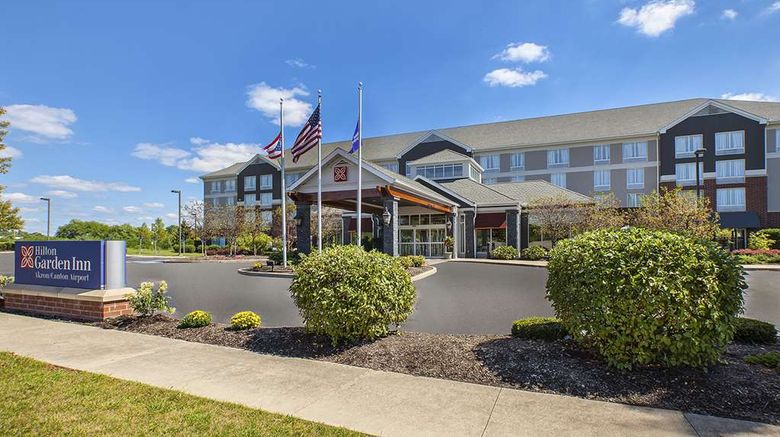 <b>Hilton Garden Inn Akron-Canton Airport Exterior</b>. Images powered by <a href="https://iceportal.shijigroup.com/" title="IcePortal" target="_blank">IcePortal</a>.