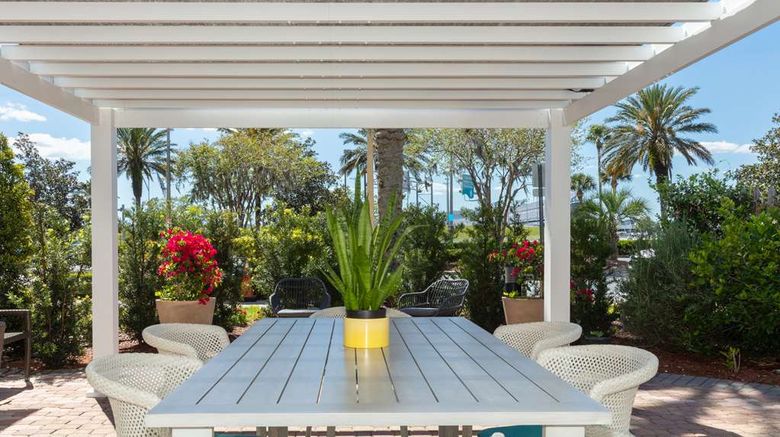 <b>Hilton Garden Inn Daytona Beach Airport Exterior</b>. Images powered by <a href="https://iceportal.shijigroup.com/" title="IcePortal" target="_blank">IcePortal</a>.