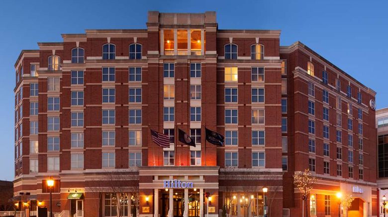 Hilton Alexandria Old Town Exterior. Images powered by <a href="https://iceportal.shijigroup.com" target="_blank" rel="noopener">Ice Portal</a>.