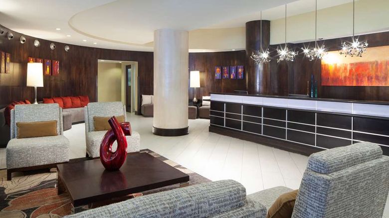 <b>Doubletree by Hilton El Paso Downtown Lobby</b>. Images powered by <a href="https://iceportal.shijigroup.com/" title="IcePortal" target="_blank">IcePortal</a>.