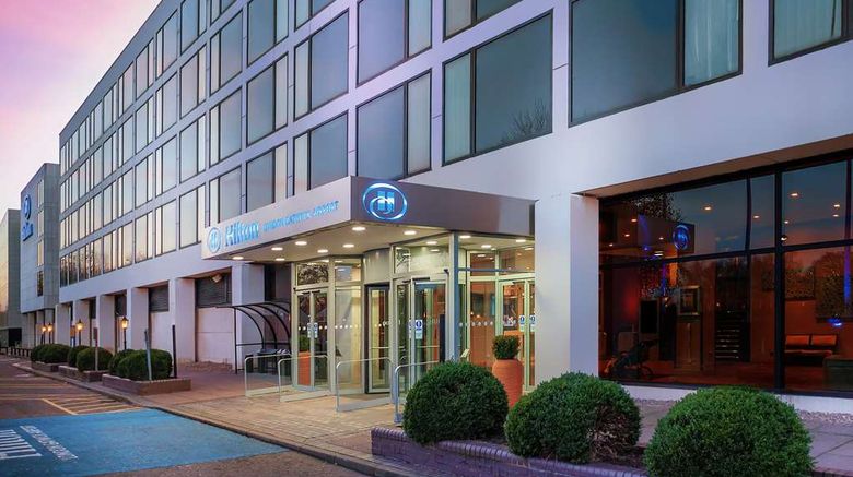 <b>Hilton London Gatwick Airport Exterior</b>. Images powered by <a href="https://iceportal.shijigroup.com/" title="IcePortal" target="_blank">IcePortal</a>.