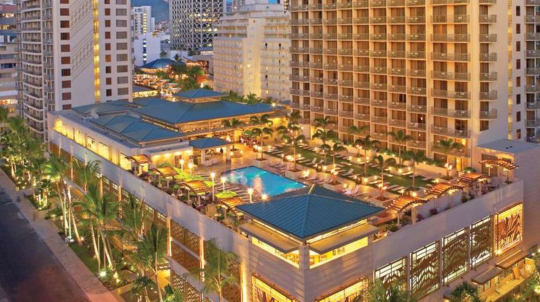 Embassy Suites by Hilton Waikiki Beach Exterior. Images powered by <a href=https://www.travelweekly.com/Hotels/Honolulu/