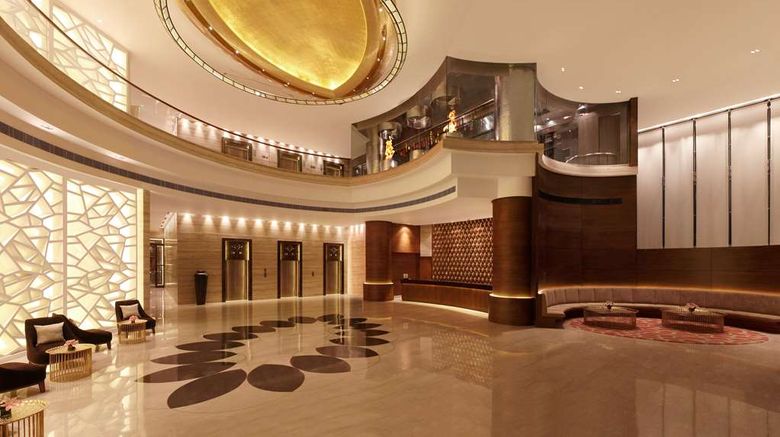 <b>Hilton Jaipur Lobby</b>. Images powered by <a href="https://iceportal.shijigroup.com/" title="IcePortal" target="_blank">IcePortal</a>.