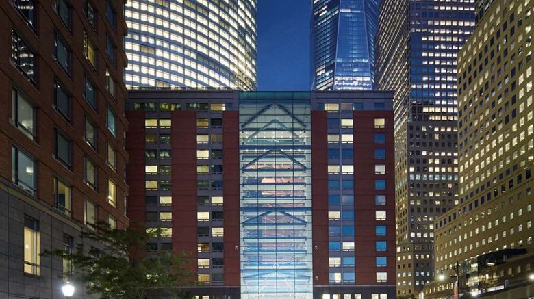 Conrad New York Downtown Exterior. Images powered by <a href=https://www.travelweekly-asia.com/Hotels/New-York-NY/