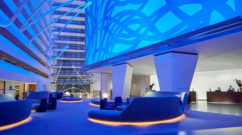 <b>Conrad New York Downtown Lobby</b>. Images powered by <a href=https://www.travelagewest.com/Hotels/New-York-NY/
