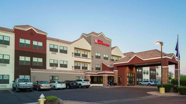 <b>Hilton Garden Inn Phoenix Airport Exterior</b>. Images powered by <a href="https://iceportal.shijigroup.com/" title="IcePortal" target="_blank">IcePortal</a>.
