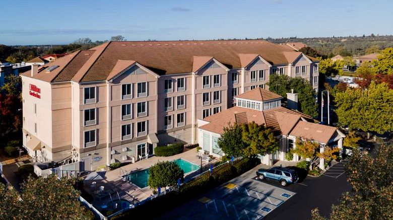 Hilton Garden Inn Folsom Exterior. Images powered by <a href="https://iceportal.shijigroup.com" target="_blank" rel="noopener">Ice Portal</a>.