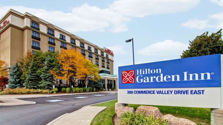 <b>Hilton Garden Inn Toronto/Markham Exterior</b>. Images powered by <a href="https://iceportal.shijigroup.com/" title="IcePortal" target="_blank">IcePortal</a>.