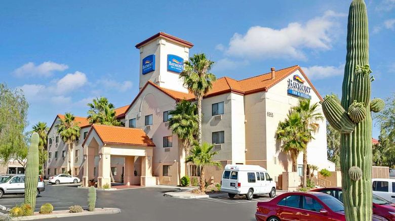 <b>Baymont Inn & Suites Tucson Airport Exterior</b>. Images powered by <a href="https://iceportal.shijigroup.com/" title="IcePortal" target="_blank">IcePortal</a>.