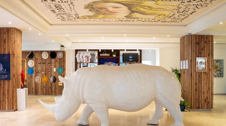 <b>INNSIDE Ibiza Lobby</b>. Images powered by <a href=https://www.travelagewest.com/Hotels/San-Antonio-Bay-Spain/